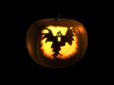 Killer Robots Screensaver Jack-O-Lantern